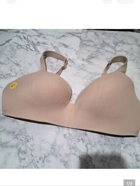 CACIQUE Beige Full-Coverage Bra Size 36E (DD)